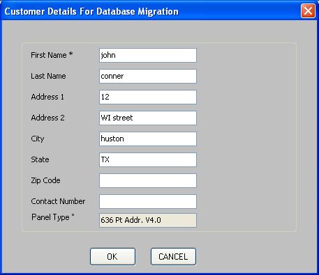 PS-Tools User Guide 2. Select the PK-Plus file. The Customer Details For Database Migration dialog box appears. 3. Type the details of the customer and click OK.