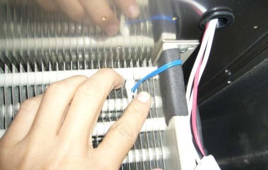 Defrost heater (freezer only) - Evaporator fan motor and fan blade 7-3-1. REPLACE DUCT AND LAMP A.