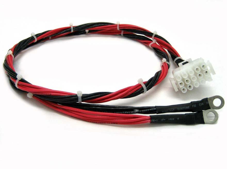 6.7 DC Cable Image 16 AWG Wire Required Black = Negative Lead = 0V Red = Positive Lead = 24V Important Note* For proper current flow make sure to connect all the
