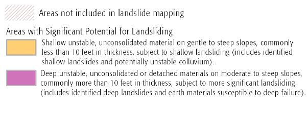 Area of Analysis Both maps prepared only for areas included in Cotton Shires 2015 landslide hazard