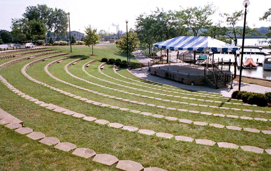 AWARD WINNING PROJECT Location Huron, Ohio Architectural, Engineering, Site, Landscaping, Planning, Survey, Grant Administration, Construction Administration Cost $285,000 Amphitheater $300,000