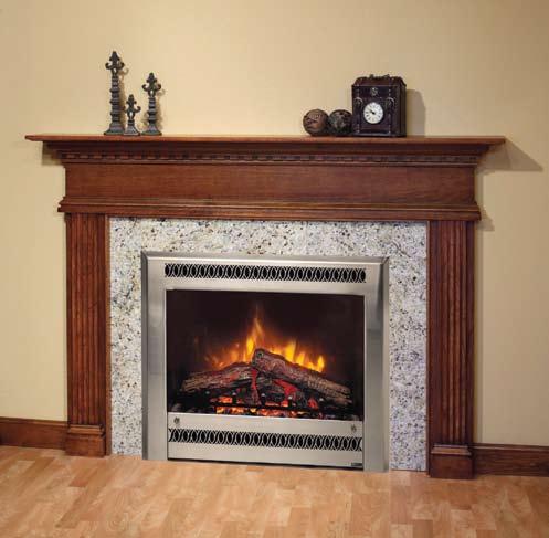 The 564 E fireplace is also ideal if you live in an apartment or condominium where no gas line or chimney access is available.