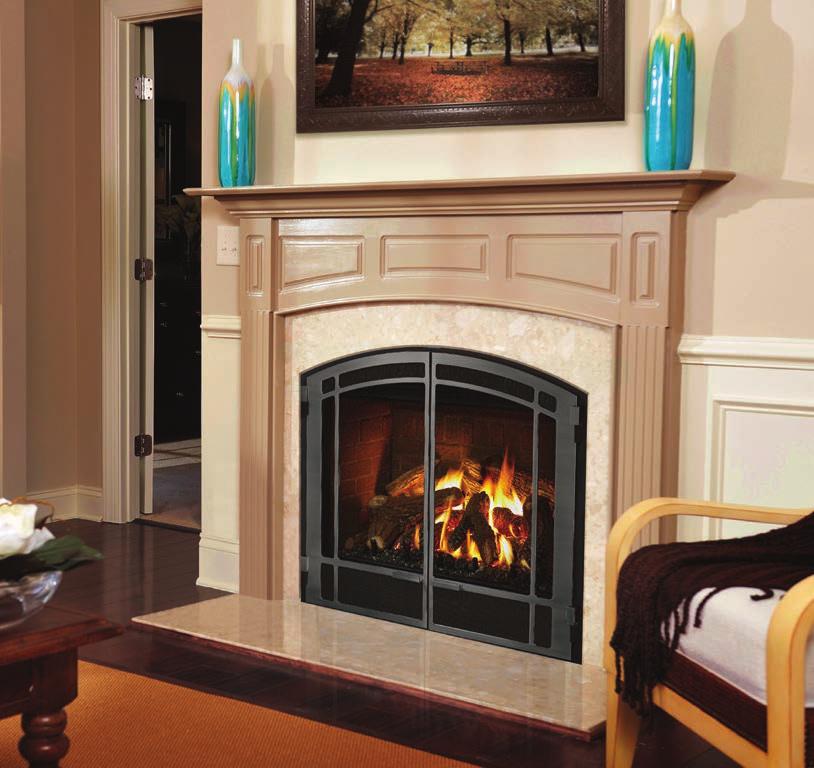 DXV Series Model DXV45 DT4 with Bentley doors Luxury that lasts Trends may come and go, but the classic design of the ever-popular Mendota DXV Series fireplace is a timeless