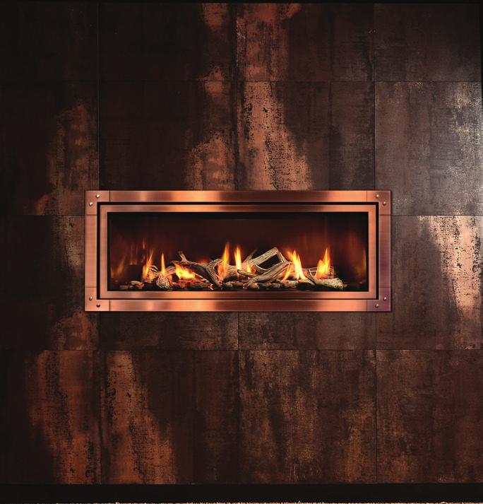 selection of fronts to completely customize the look of your hearth.