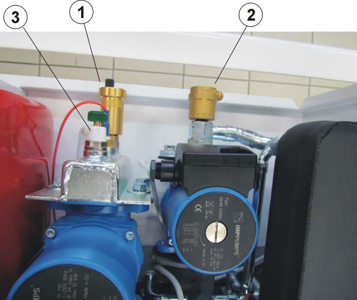 TRGOVINA TERMOSTROJ d.o.o. 10250 Lučko, F. Puškarića 1d Tel/Fax +385 1 6531-008, 6531-015, 6531-016 Eurposka unija e-mail: info@termostroj.com web: http://www.termostroj.com European Union 3.2. Assembly (Continued) Prior to putting into operation, the system should be vented and that both central heating and sanitary water circle.