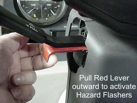 SECTION 3 DRIVING YOUR MOTOR HOME HAZARD WARNING FLASHERS The hazard warning flashers provide additional safety when the vehicle must be stopped on the side of the roadway and presents a possible