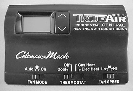 SECTION 4 APPLIANCES AND SYSTEMS ELECTRONIC THERMOSTAT (Central Heat/Air Conditioning System) The thermostat, located on the OnePlace panel, controls heating, air conditioning, cooling fan and heat