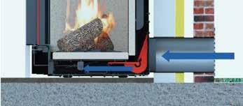 The primary air control is 100% automatic and cannot be influenced by yourself. Secondary combustion air (S) The air flow is regulated manually via the operating feature to the right of the appliance.