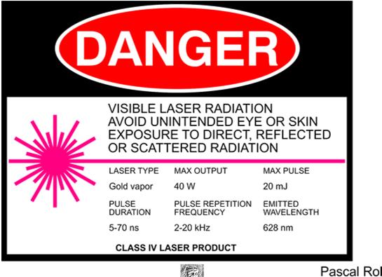 Filter goggles Laser safety proper