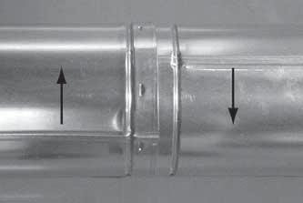 Wall shield fi restops may be used to provide horizontal support to vent sections. C. Disassemble Vent Sections Rotate either section (see Figure 10.