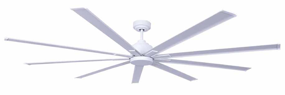 irfusion Resort irfusion Resort sku 210516 -olour White -lade Size 203cm/80inch -9 blade ceiling fan -lade olor White -lade Material luminum -irflow 297.
