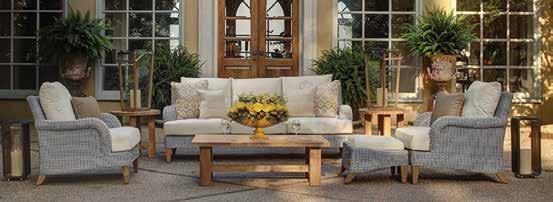 OUTDOOR FURNITURE Extend the pleasures of your home to the