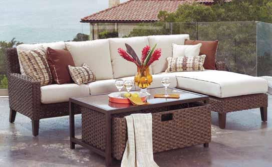 Create a stylish outdoor living environment with comfortable