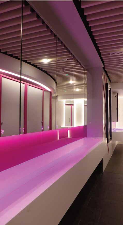 CASE STUDY UK AIRPORT When a large airport company needed new washrooms that could withstand a heavy footfall, they came to Dolphin.