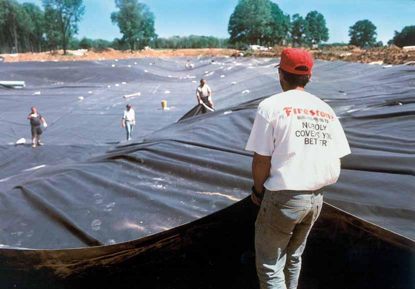 Certified quality Geomembrane Technical Specifications Firestone EPDM Geomembrane 1.1 mm and 1.5 mm Physical Properties Standard Declared Value 1.1 mm (.045 ) Declared Value 1.5 mm (.