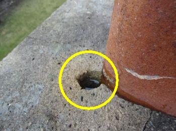 Recommend further evaluation from a chimney specialist for repair.