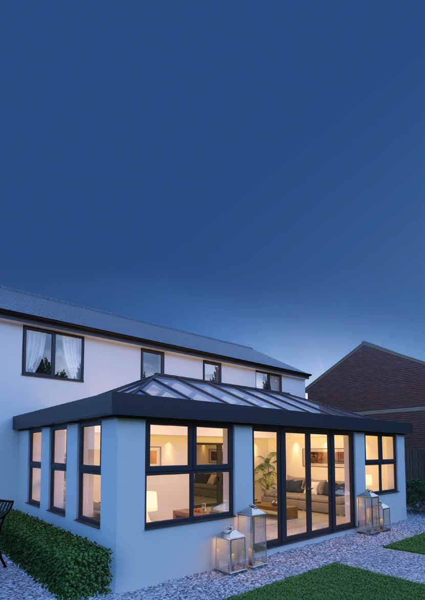SKYROOM INTRODUCING THE NEXT GENERATION IN ORANGERY CONSTRUCTION Designed to the exceptionally high standards you would expect from an Atlas product, the Skyroom combines slimline technology with