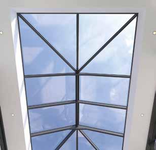 solid roof. This illusion is created using a raised ringbeam between the top of the internal pelmet and the roof, helping to create a perfect finish to the room s décor.