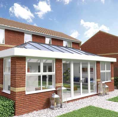 5 which is twice as thermally efficient as its nearest competitor. When triple glazed the roof rafter achieves a U value of 0.95. The overall Atlas roof can have a U Value as low as 1.