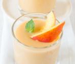 Smoothie BLEND: ½ cup frozen pineapple chunks, 1 cup orange juice, ¼