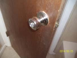 Master Bathroom Doors: Standard Door lock