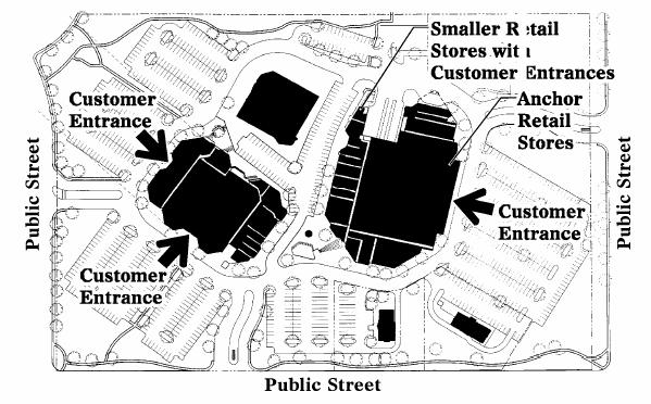 3. Entrances INTENT: Large retail buildings should feature multiple entrances.