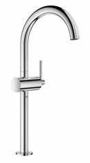 Brushed Nickel InfinityFinish 579 GROHE SilkMove GROHE EcoJoy 11 7 8" Faucet height 6 9 16" Swivel spout reach 7 15 16" Aerator height Stainless steel flex lines CALGreen/CEC compliant XL-Size,