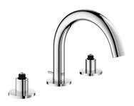 Product # Handle # Color/Description Price Low Spout Lavatory Wideset 20 072 003 GROHE StarLight Chrome $ 569 20 072 EN3 Brushed Nickel InfinityFinish 759 GROHE