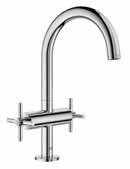 Product # Handle # Color/Description Price High Spout Lavatory Centerset 21 027 003 GROHE StarLight Chrome $ 689 21 027 EN3 Brushed Nickel InfinityFinish 865 BATH GROHE SilkMove GROHE EcoJoy 11 7 8"