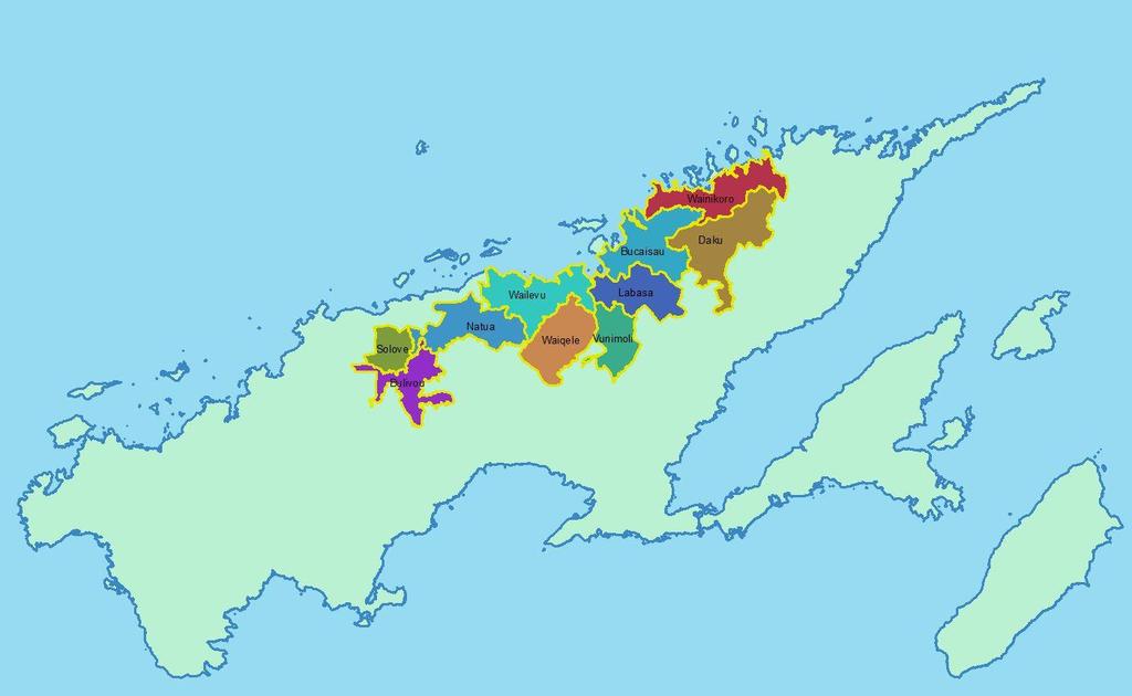 4 Figure 2. Map of Vanualevu showing sugarcane sectors within Labasa mill area For each field, 20 subsamples were collected at a depth of 0-20 cm from an area of 0.4 ha.