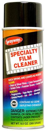 net weight) cans per case. PART NO. SW203 SW206 Specialty Film Cleaner SW206 is quick-drying and leaves no residue.