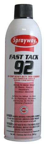 Adhesives SW092 Fast Tack /hi-temp Heavy Duty Trim Adhesive SW092 is a contact adhesive designed for bonding vinyl tops, heavyweight headliners and