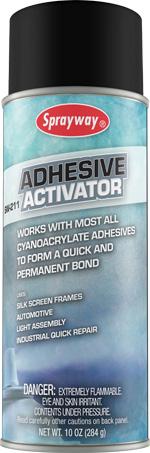 SW092 SW211 Adhesive Activator SW211 works with most all cyanoacrylate adhesives to form a quick and permanent bond.