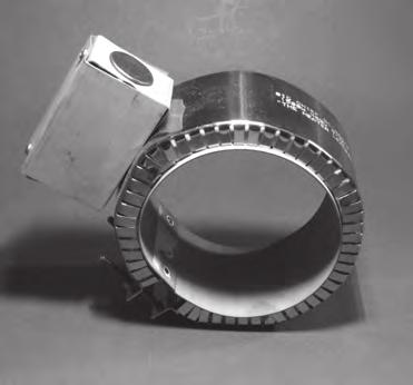 Supplied with high temperature washers and nuts for lead wire attachments.