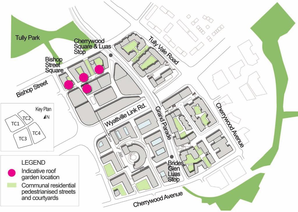 4.6 Communal Amenity Space All designs for communal amenity space, including open space, courtyards, roof terraces and communal residential pedestrian streets shall take cognisance of Section 5.4.4