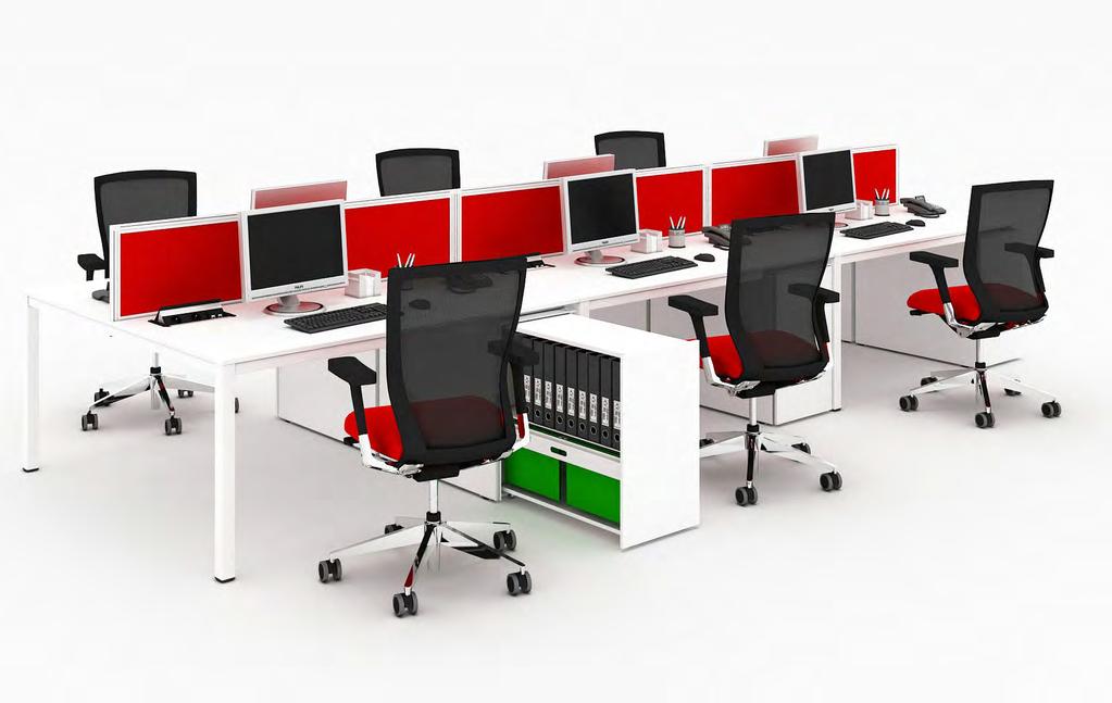 Because we understand the changing needs of modern office spaces and the desire for flexibility and adaptability from our customers, our desk systems have continued to evolve and develop.