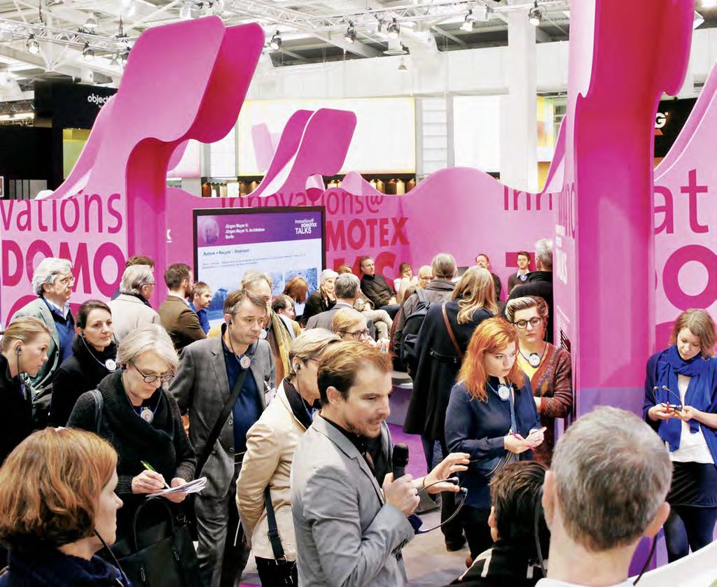 Welcoming a successful debut: Innovations@DOMOTEX Creative ideas and innovations have always been an integral part of DOMOTEX.
