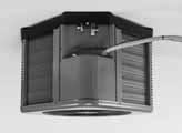 The outdoor fan can be removed from the fan grille by removing 4 fasteners in the rare case outdoor fan motor fails.
