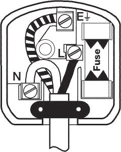 ELECTRICAL CONNECTION ASSEMBLY INSTRUCTIONS.cont This dust collector is fitted with a standard UK type 230v ~ plug.