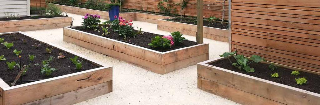 Naturally durable and suitable for non structural landscaping projects.