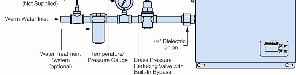 Installations in the Commonwealth of MASSACHUSETTS and KENTUCKY require a T&P relief valve.
