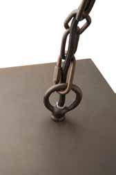 glass colour - old bronze 2m chain