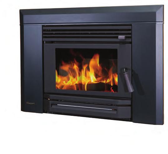 Heats medium sized areas Superior heat from a fully finned 6mm cast iron firebox and triple air combustion system Efficiently heats up to 160m 2 2-speed convection fan for faster heat circulation