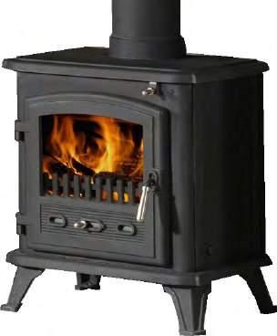 CAST-IRON FREESTANDING - RADIANT FIRES WESTCOTT 1000 The Westcott 1000 is a compact cast-iron wood radiant fire which will