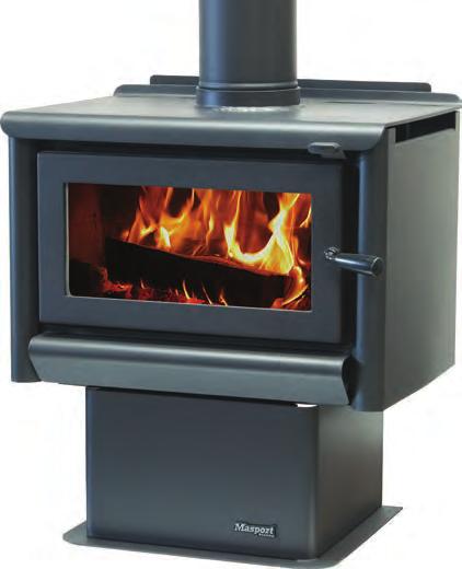 STEEL FREESTANDING - RADIANT FIRES R1500 The R1500 is a radiant and convection heater. Optional fan for convection heating makes this a truly versatile wood fire.