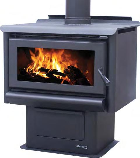 STEEL FREESTANDING - RADIANT FIRES R5000 Pedestal The new R5000 with pedestal will heat small to medium sized areas.