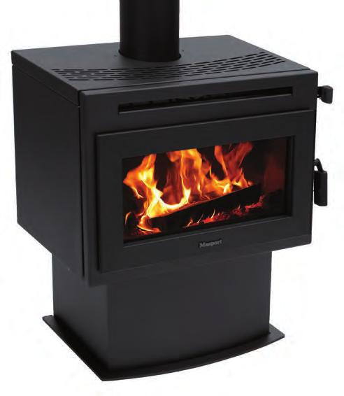 CAST-IRON FREESTANDING - CONVECTION FIRES F2000 The F2000 efficiently heats small to medium sized areas.