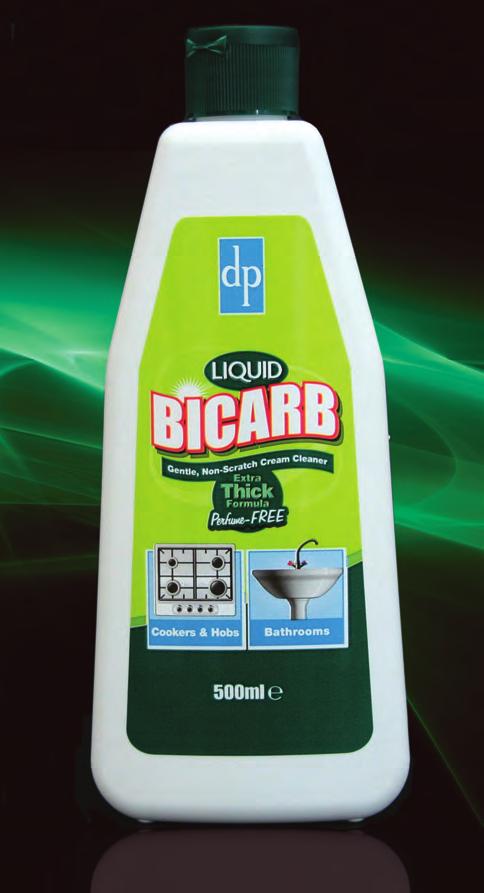 Liquid Bicarb Liquid Bicarb multi-surface cream cleaner draws on the powerful but gentle abrasive properties of Bicarbonate of Soda to deep clean surfaces around the home, without the risk of