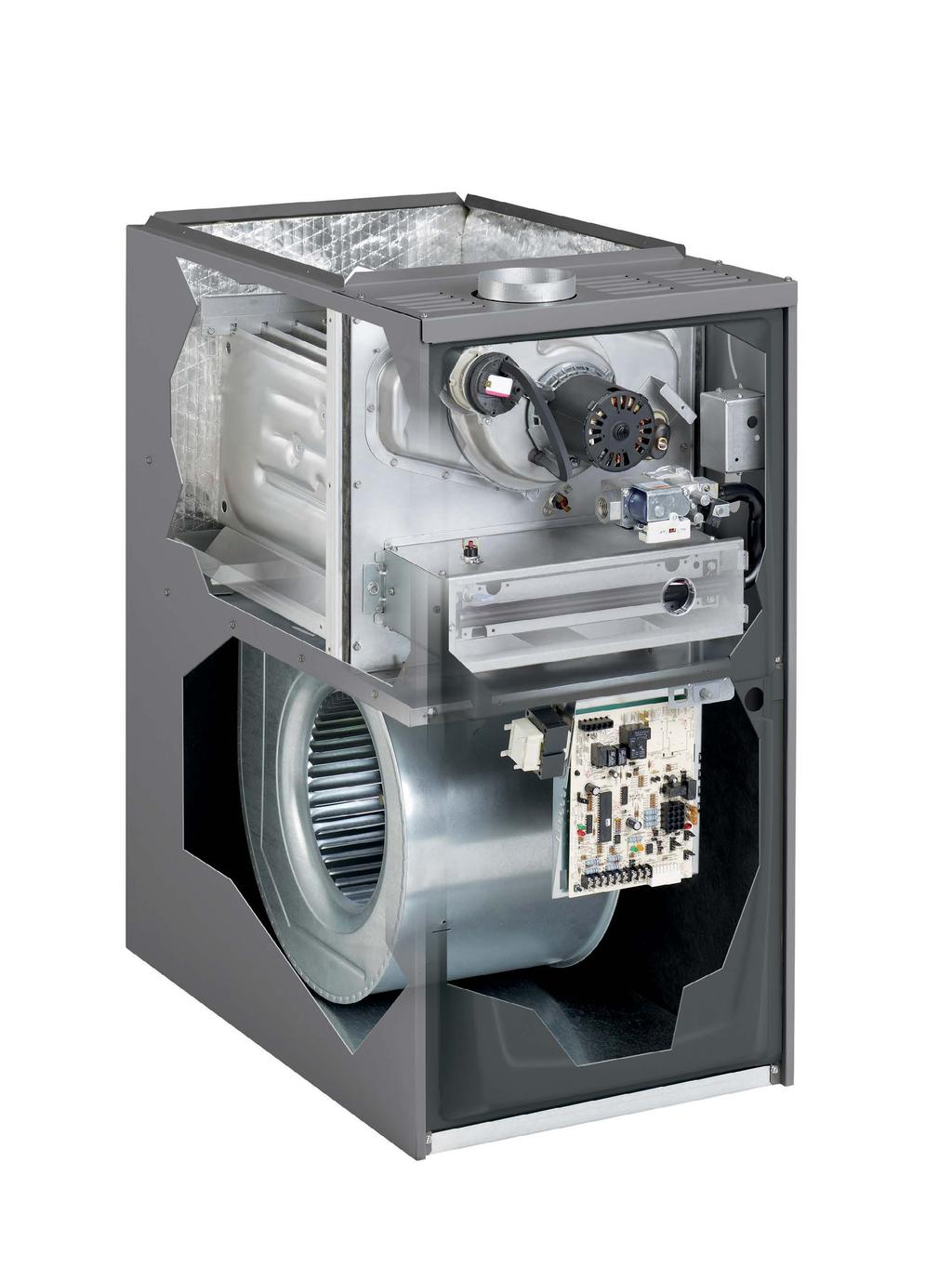 Furnace System Basics The most common type of system pairs an interior gas furnace with an exterior air conditioner.