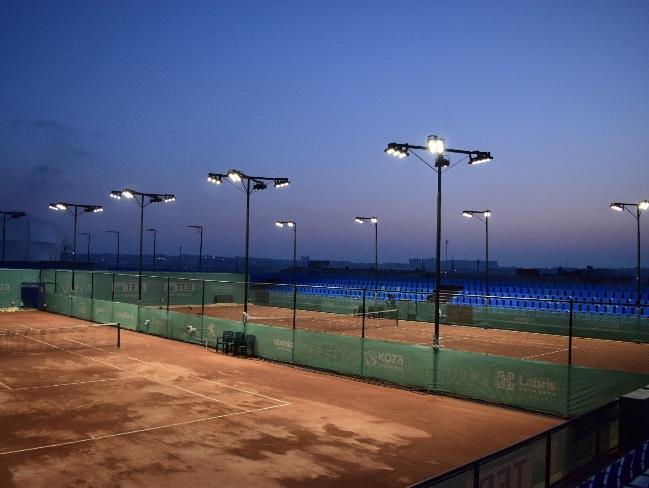LED lighting main arena, outdoor and